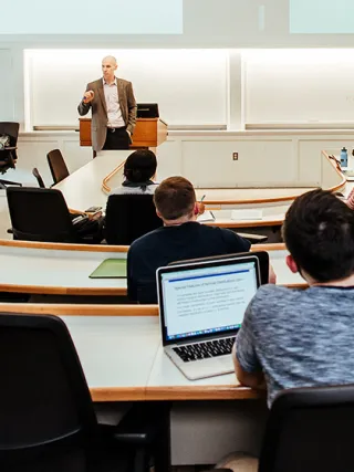 PhD economics classroom