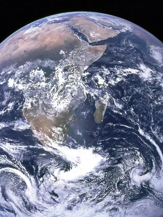 NASA view of the Earth from space