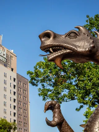 Mario the Drexel Dragon.